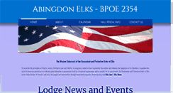 Desktop Screenshot of abingdonelks.com